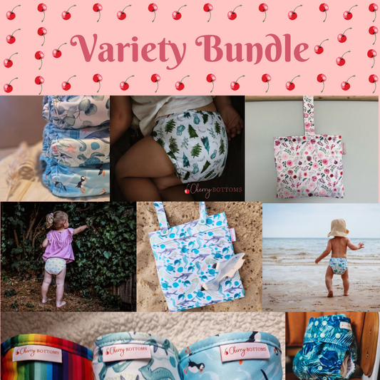 Variety Bundle - Cloth Nappies + Accessories
